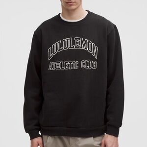 lululemon athletica Men's Steady State Black Crewneck Sweater